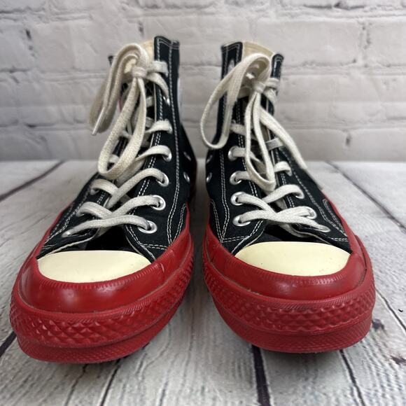 Converse x COMME des GARCONS PLAY Chuck 70 High Black Red Sole Men’s Size 5.5 US main image 10